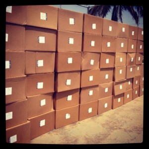 5,100 Birth Kits in the garden of President Ernest  Kai Koroma, 2012